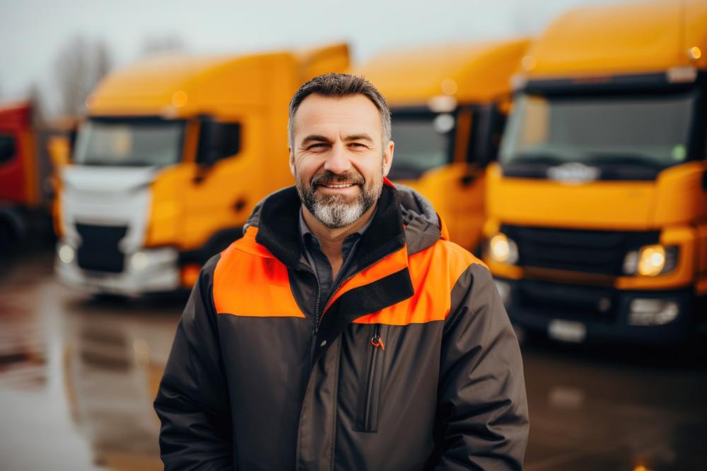 Camion avec chauffeur